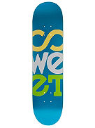 Skateboard Decks SWEET SKTBS Solid Logo Turquoise 7.625