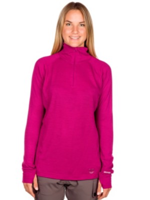 Tröjor Burton Wool 1/4 Zip Tech Tee LS Women