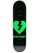 Skateboard Decks Mystery Heart Green 8.125