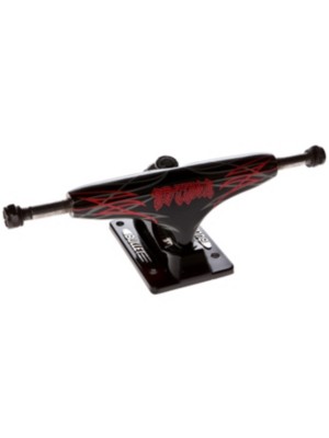 Skateboard Truckar Bullet Pinstripe black/red 127mm Truck