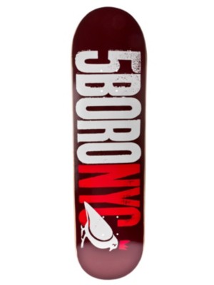 Skateboard Decks 5boro Letterpress Logo Bird 8x31,5