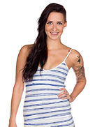 Underkläder 69 Slam Stripes Blue Cotton Singlet Top Women