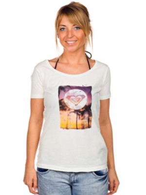 T-Shirts Kortärmad Roxy White Flag T-Shirt