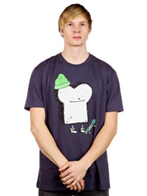 T-Shirts Kortärmad Cleptomanicx Skate Toast T-Shirt