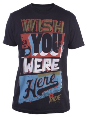 T-Shirts Kortärmad Ride Wish You Were Here T-Shirt