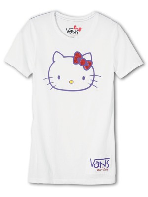 T-Shirts Kortärmad Vans Hello Kitty Passion Flower T-Shirt Wome