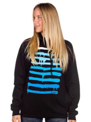 Hoodies Yackfou Dripline Blue Hoodie