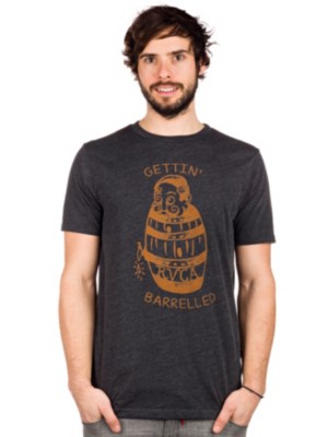 T-Shirts Kortärmad RVCA Gettin Barrelled T-Shirt