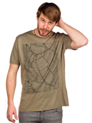 T-Shirts Kortärmad Lightning Bolt Bolt Banana Leaf T-Shirt