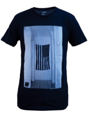 T-Shirts Kortärmad Analog Wall Flag T-Shirt