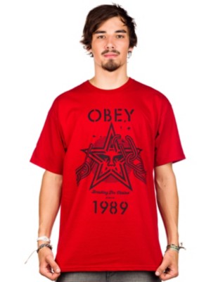 T-Shirts Kortärmad Obey Breaking The Chains T-Shirt