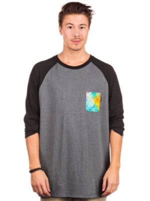 T-Shirts Kortärmad akomplice Tie Dye Pocket Raglan T-Shirt