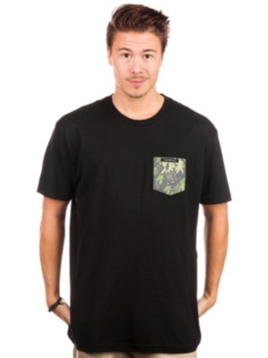 T-Shirts Kortärmad akomplice Weed Camo Pocket T-Shirt