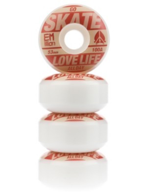 Skateboard Hjul Emillion Go Skate Red 53mm Wheels