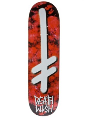Skateboard Decks Deathwish Gang Logo Marble Red 8.3875