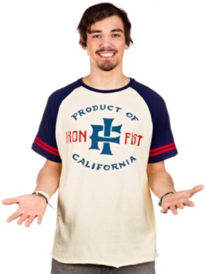 T-Shirts Kortärmad Iron Fist Product of Cali Raglan T-Shirt