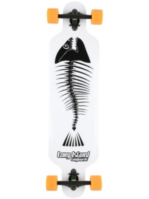 Kompletta Longboardar Long Island Fish White 9.96" x 39.13" Complete