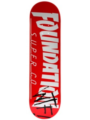 Skateboard Decks Foundation Thrasher WTF Red 8.375