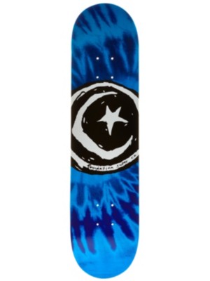 Skateboard Decks Foundation Star and Moon Tie Dye Blue 7.75