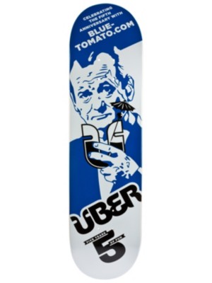 Skateboard Decks Über 5 Years Collabo Blue Tomato 7.75