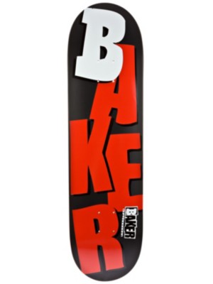 Skateboard Decks Baker Stacked Black Red 8.2