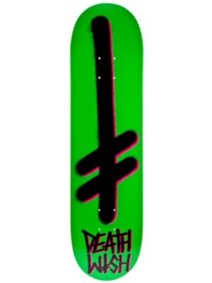 Skateboard Decks Deathwish Gang Logo Green Black Pink 8.0