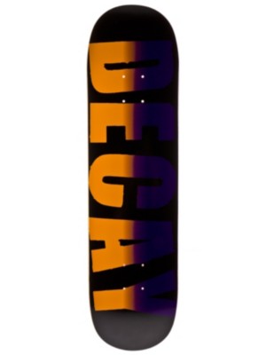 Skateboard Decks Decay Bold Gradient Purple Orange 8.0