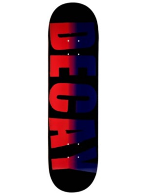 Skateboard Decks Decay Bold Gradient Navy Red 8.125