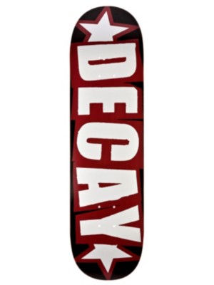 Skateboard Decks Decay Logo Burgundy 8.375