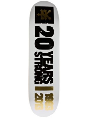 Skateboard Decks Zoo York 20 Years White 8.15