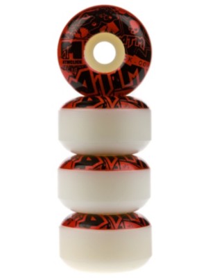 Skateboard Hjul ATM Sticker red wheels 52mm