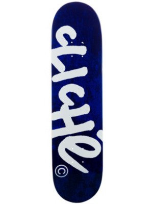 Skateboard Decks Cliche Handwritten Classic Navy/White R7 8.0 Deck