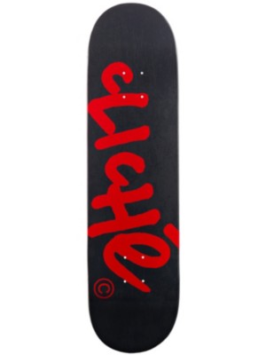 Skateboard Decks Cliche Handwritten Classic Grey/Red R7 8.3 Deck