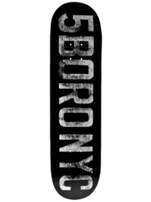 Skateboard Decks 5boro Subway Roll Sign Logo Black 8.0 x 32