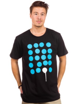 T-Shirts Kortärmad Yackfou Kugel Blue Basic SS
