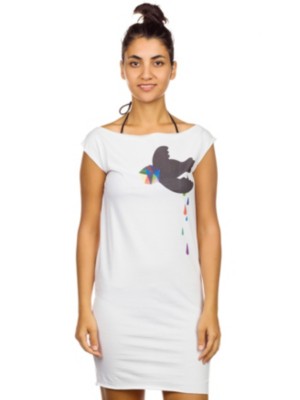 Klänningar Yackfou Geometric Bird Shirt Dress