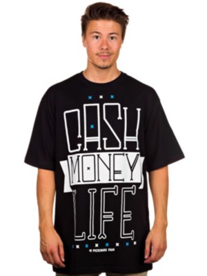 T-Shirts Kortärmad Pickings Fam Cash Money Life T-Shirt