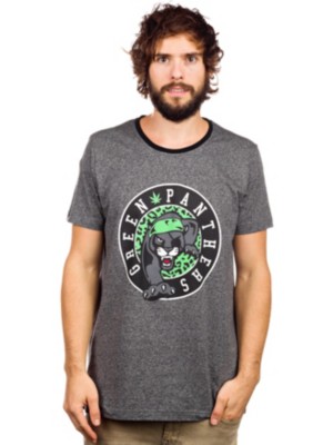 T-Shirts Kortärmad Space Monkeys Green Panther T-Shirt